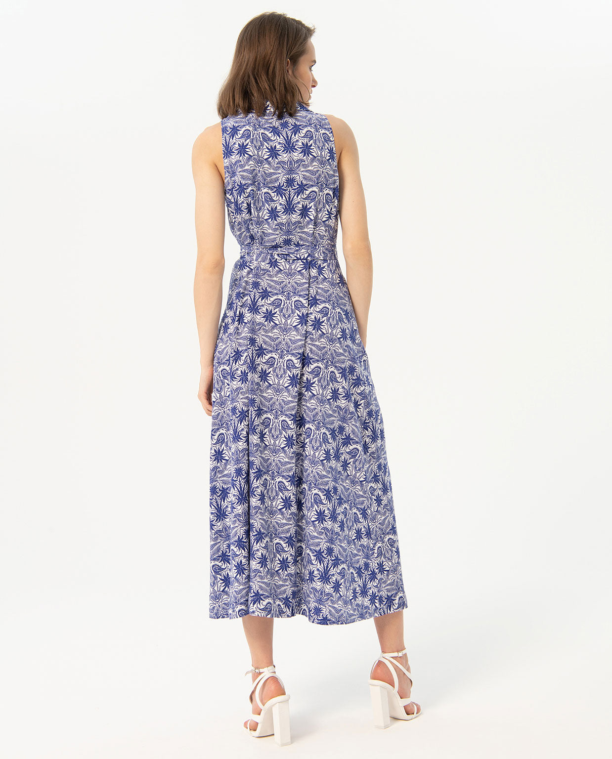 LONG SLVLS SHIRT DRESS