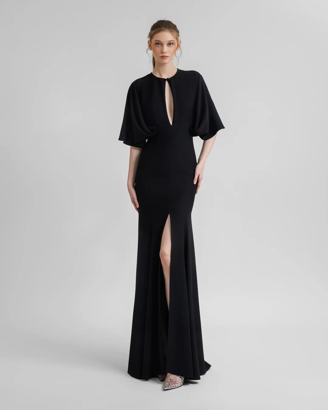 Dress With Cape-Like Sleeves