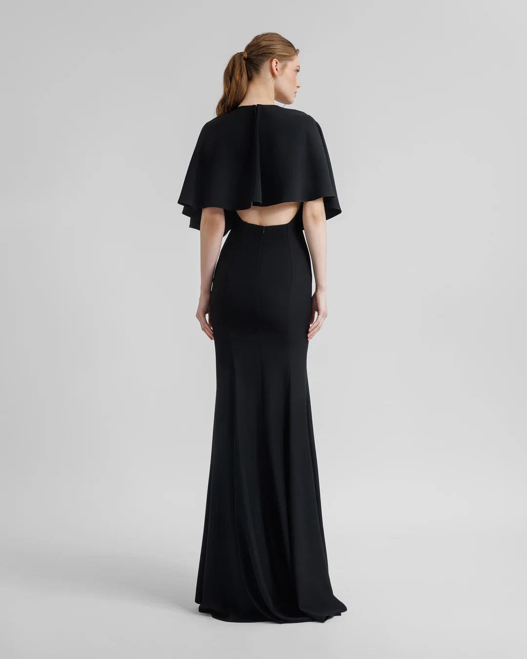 Dress With Cape-Like Sleeves