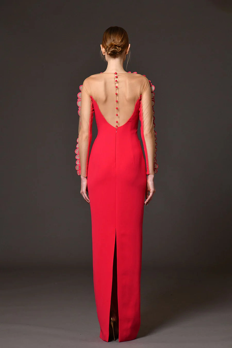JEAN RED DRESS