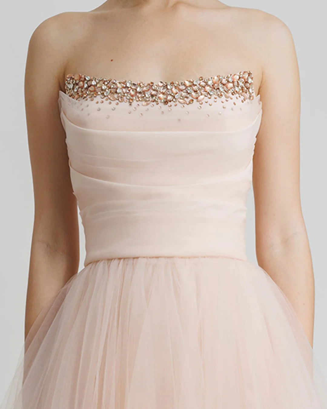 Strapless Flared Dress