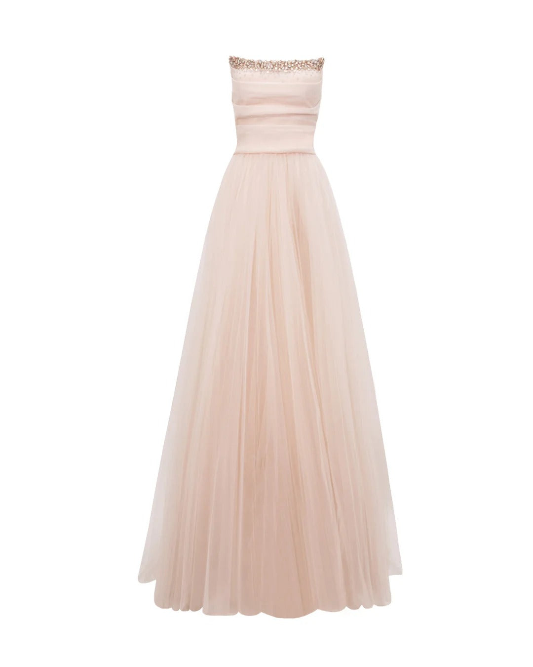 Strapless Flared Dress