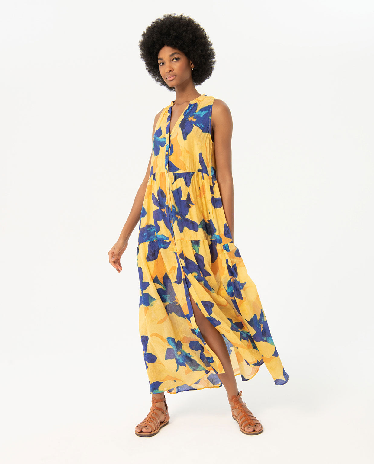 LONG DRESS BUTTONED