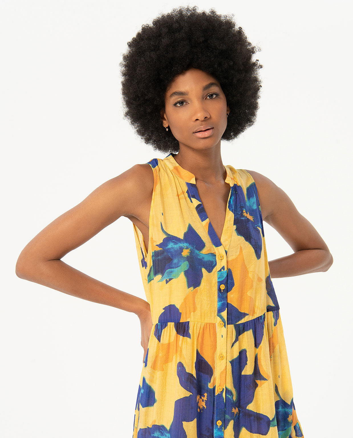 LONG DRESS BUTTONED