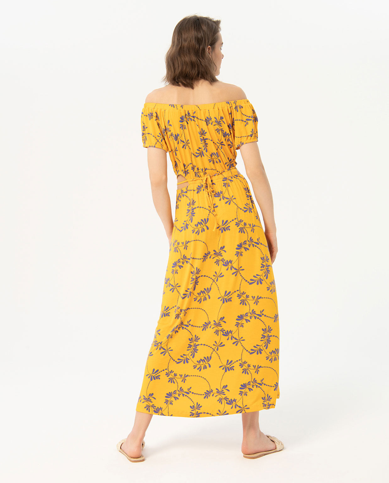 GATHERED DRESS