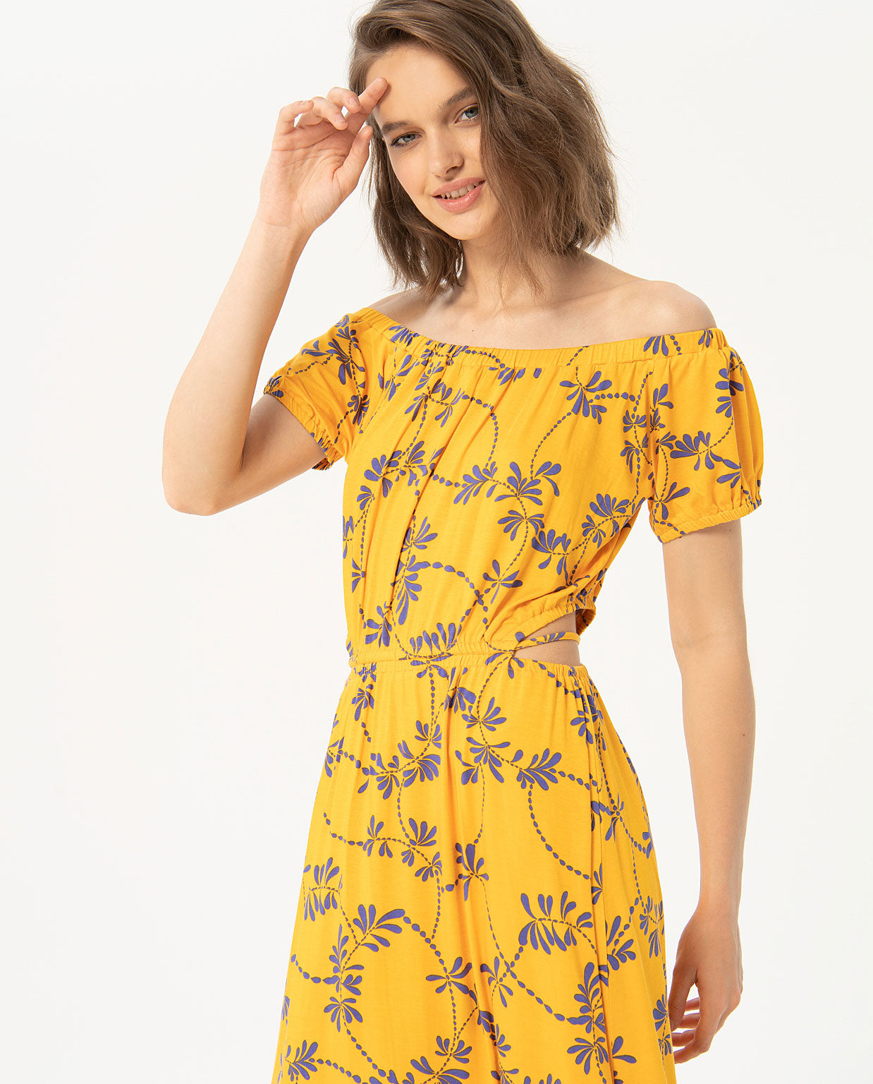 GATHERED DRESS