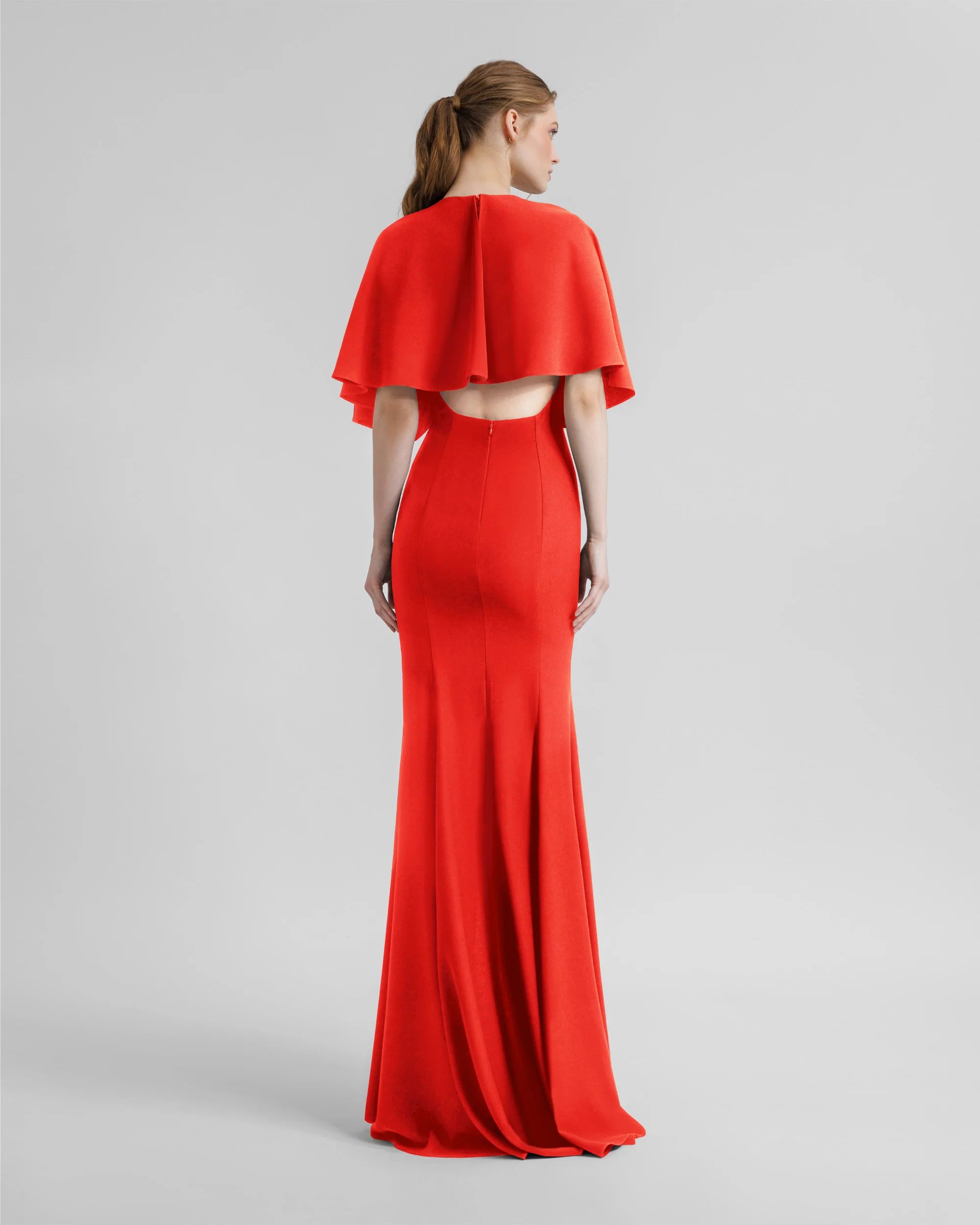 Dress With Cape-Like Sleeves