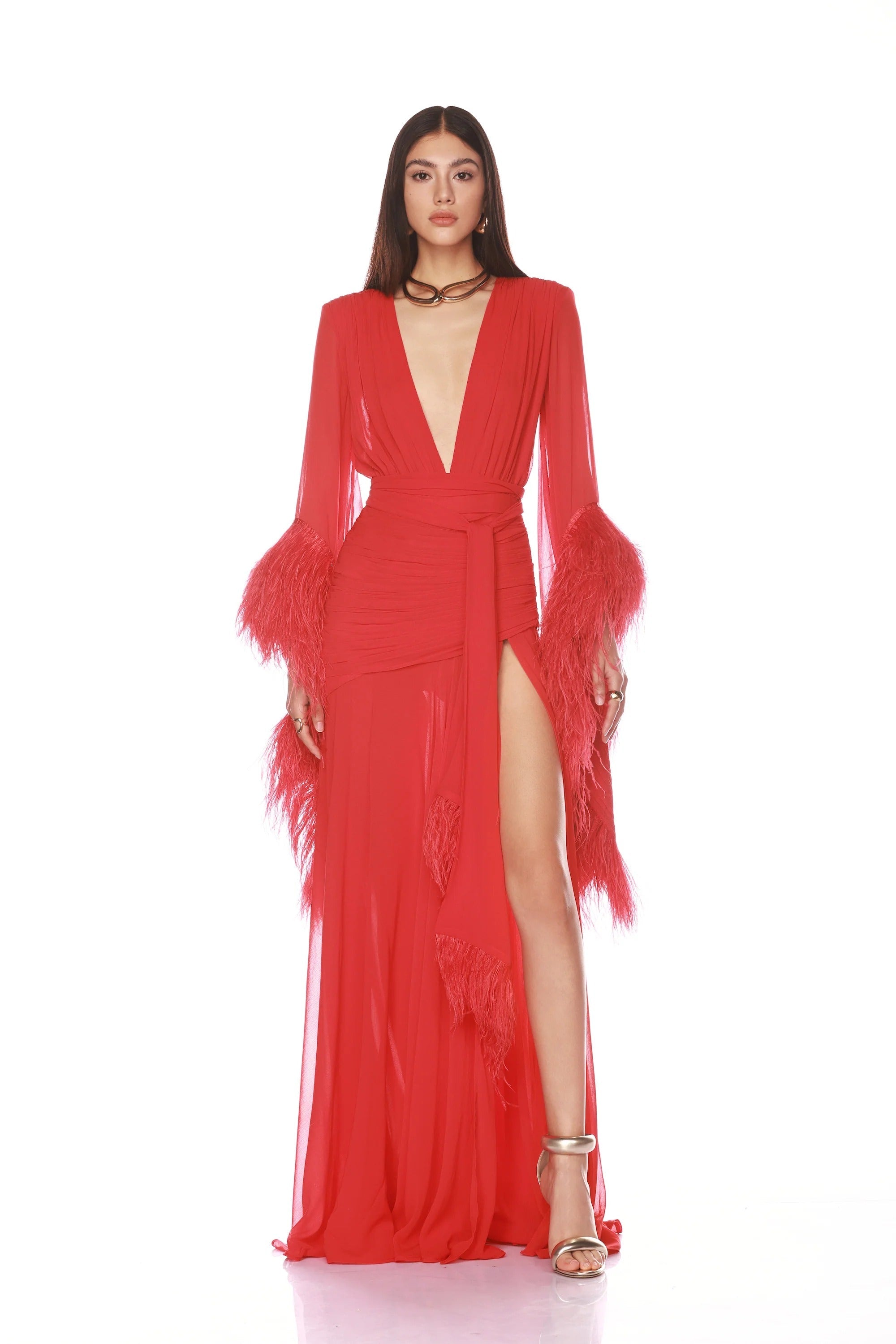 GEISHA RED GOWN