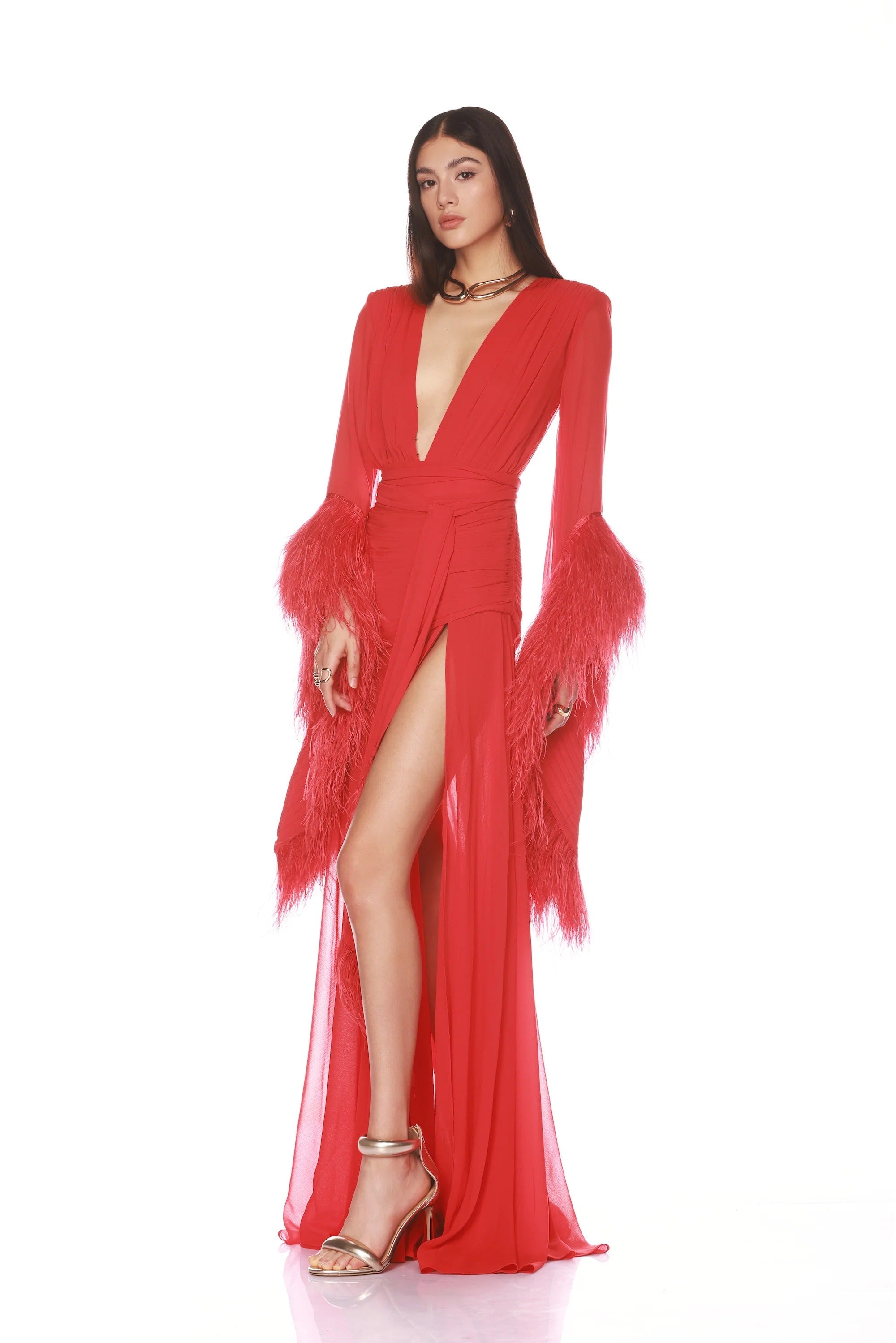 GEISHA RED GOWN