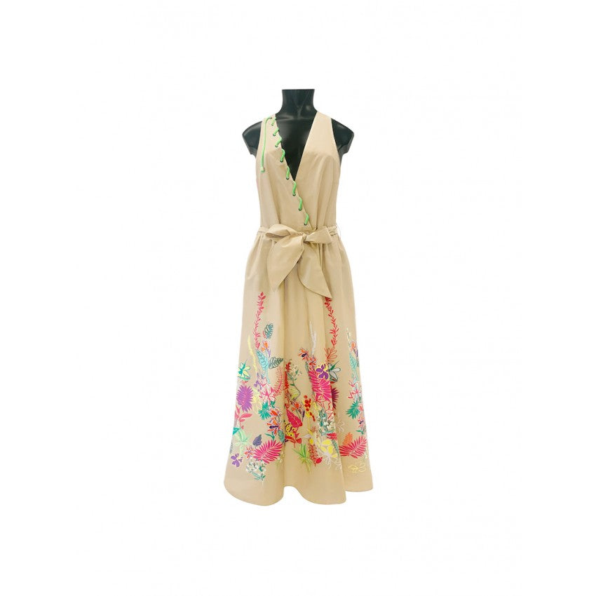 Exclusive Chic Knitting Printed Long Dress